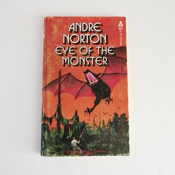 1980 Eye of the Monster by Andre Norton PB, Vintage Sci Fi Ace Books Pulp Cover - Picture 2 of 8